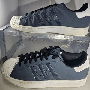 ADIDAS SUPERSTAR MG CORE Gray OFF WHITE Size 9